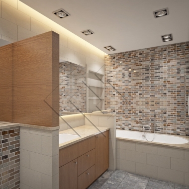 дизайн ванной комнаты в стиле лофт
