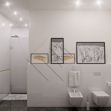 дизайн ванной комнаты в стиле минимализм