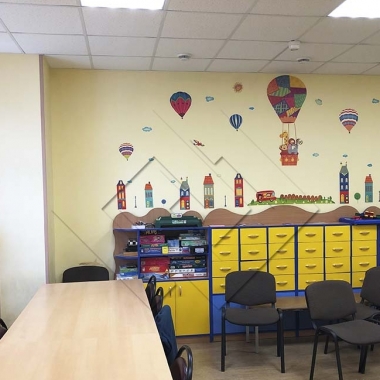 Капитальный ремонт детской комнаты в центре соцзащиты