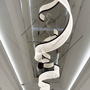 Минималистические люстры в интерьере