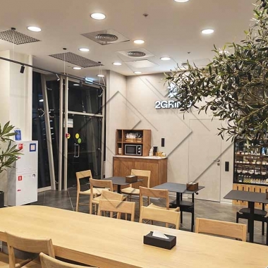 Современный интерьер кафе