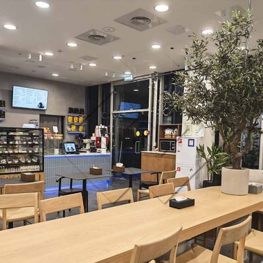 Озеленение в кафе