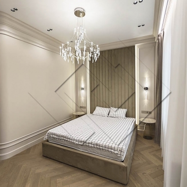 Ремонт квартиры современная классика спальня
