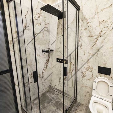 Душевая кабина в строительном исполнении