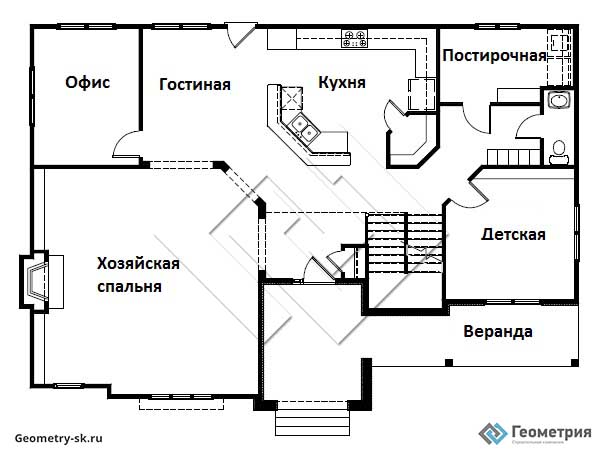 Исходя из состава семьи и увлечений разрабатывается планировка таунхасуса